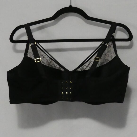 AG - ASHLEY GRAHAM | 40 DDD | Black Lace Detailed Bra - Picture 2 of 14